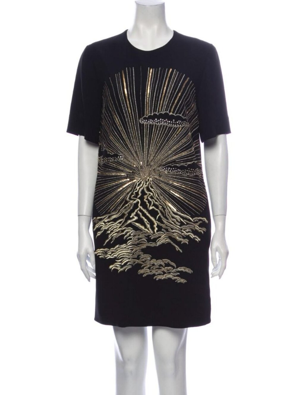 Stella McCartney Beaded Sequined Mini Dress with pockets M